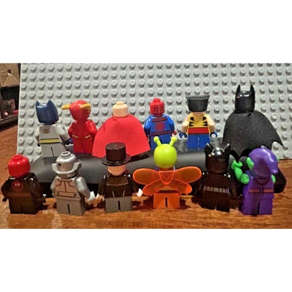 Lot of 12!! Lego Marvel DC Super Heroes Minifigures Mighty Micros RETIRED Batman - Picture 6 of 8